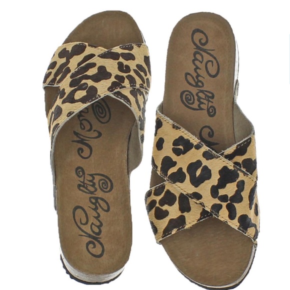 naughty monkey Shoes - Naughty monkey leopard sandal